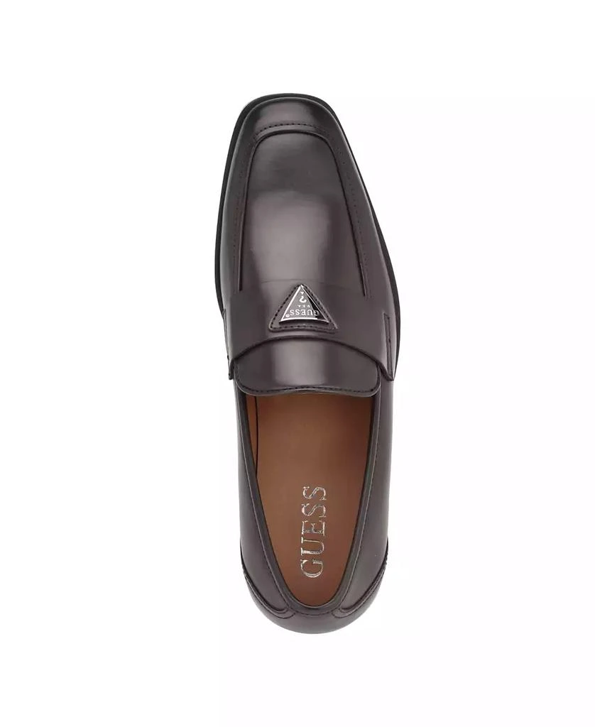 GUESS Men's Hemmer Square Toe Slip On Dress Loafers 5