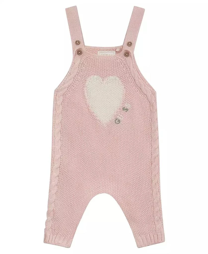 GUESS GUESS Baby Girl Bodysuit, Sweater Coverall and Bootie, 3-Piece Set 4