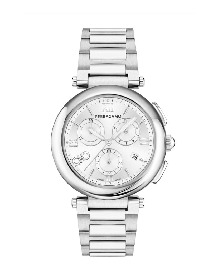 稀少 Ferragamo(フェラガモ) Legacy Chronograph Ladies Watch Salvatore Ferragamo Ferragamo Legacy Chronograph Watch