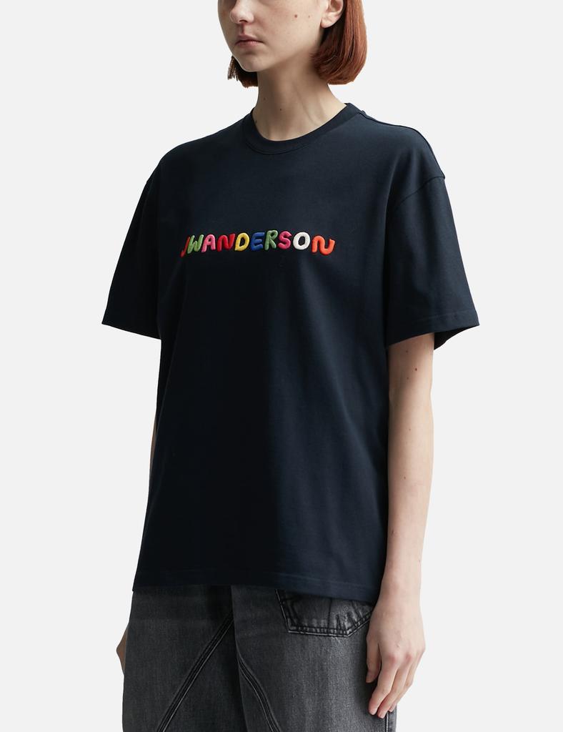 JW Anderson Logo Embroidered T-shirt