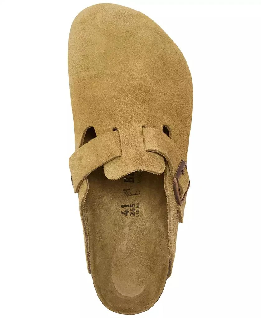Birkenstock Men's Boston Suede Leather Birko-Flor Clogs from Finish Line 5