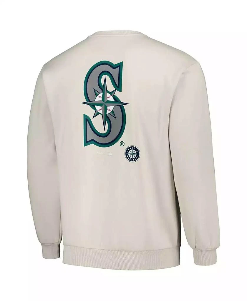 PLEASURES Men's Gray Seattle Mariners Ballpark Pullover Sweatshirt 3