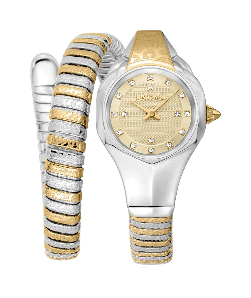 Just Cavalli Women's Snake 316L Stainless Steel Watch 1