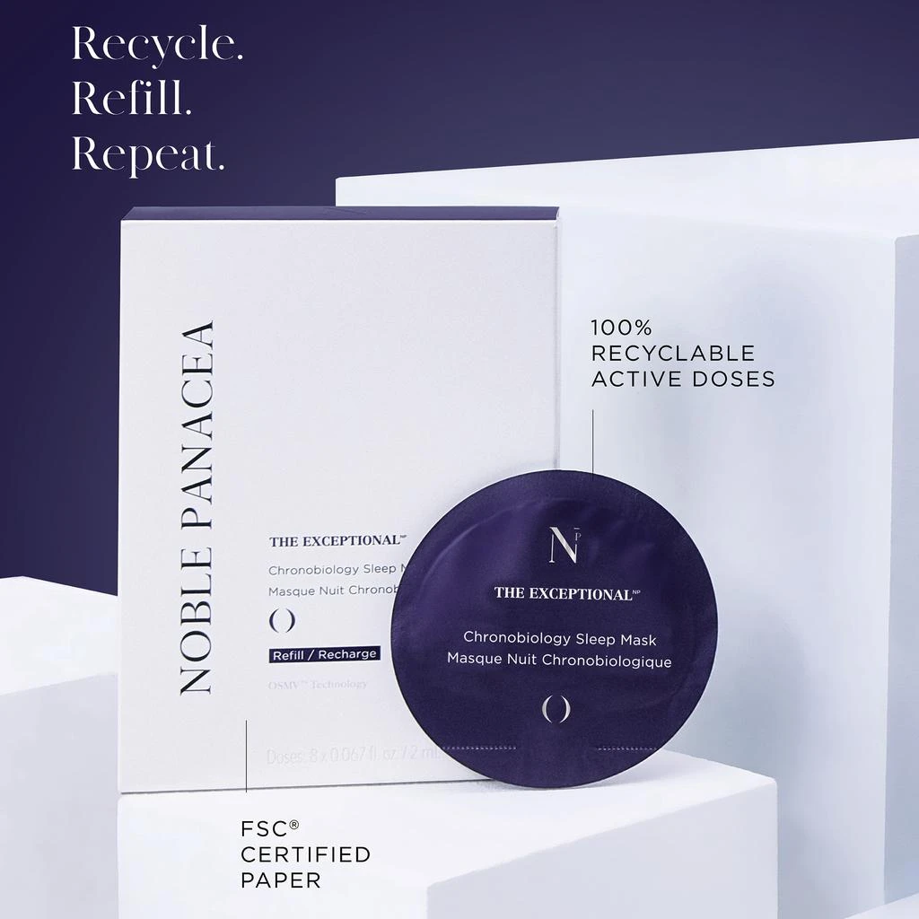 NOBLE PANACEA Noble Panacea The Exceptional Chronobiology Sleep Mask 8 Dose Refill 8