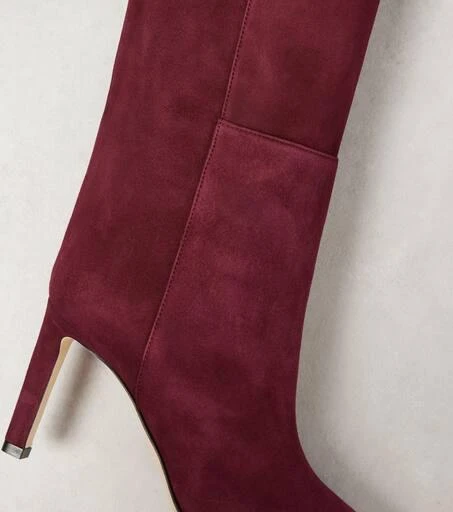 Jimmy Choo Alizze 85 suede knee-high boots 5