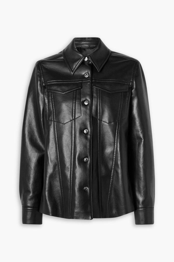 Nanushka Aveline Leather Look Jacket – On Sale Now with Up