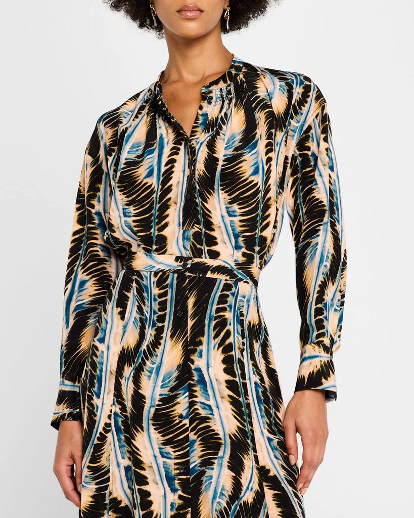 Ulla Johnson Nehir Printed Silk Blouse 4