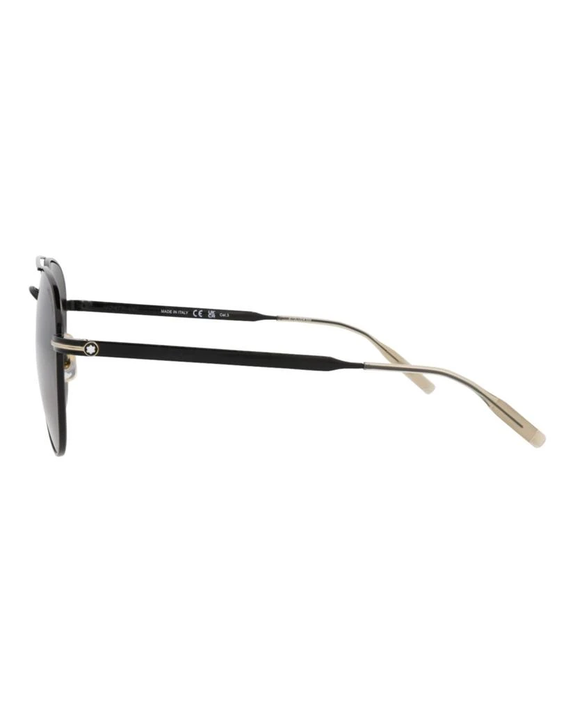 MontBlanc Aviator-Frame Metal Sunglasses 3