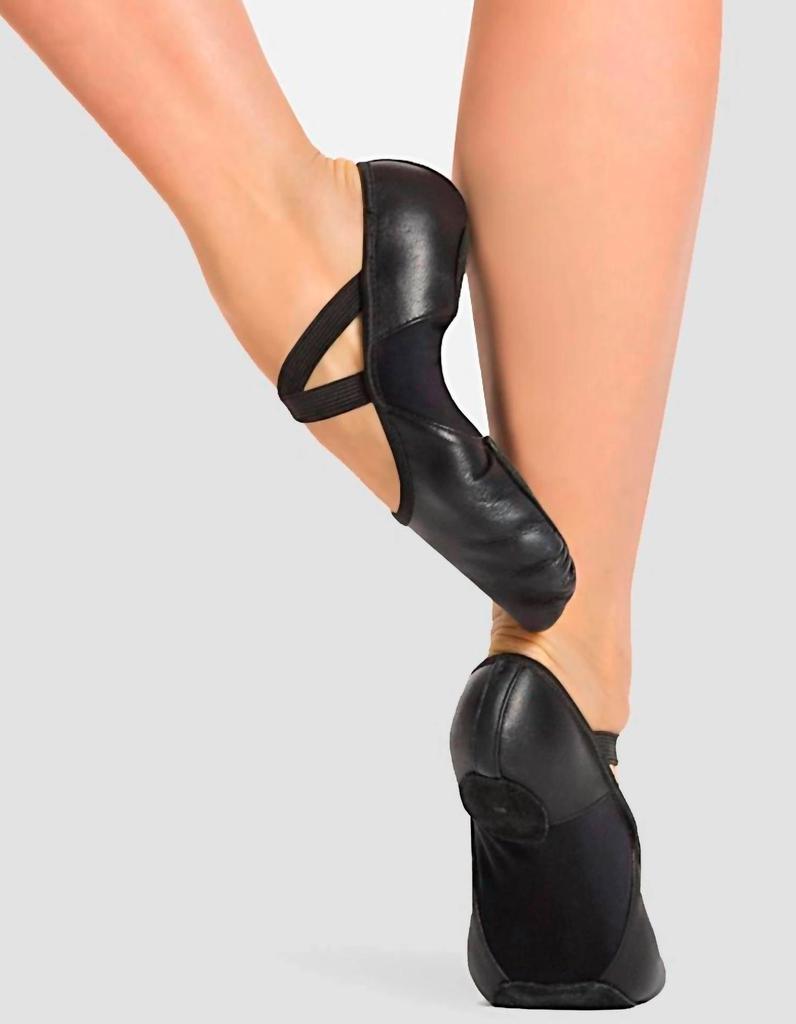 Capezio WOMEN'S HANAMI LEATHER BALLET SHOES - WIDE