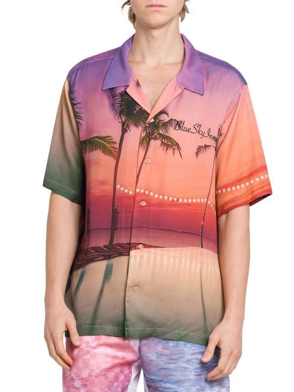 Blue Sky Inn Pool Party Short-Sleeve Shirt 1