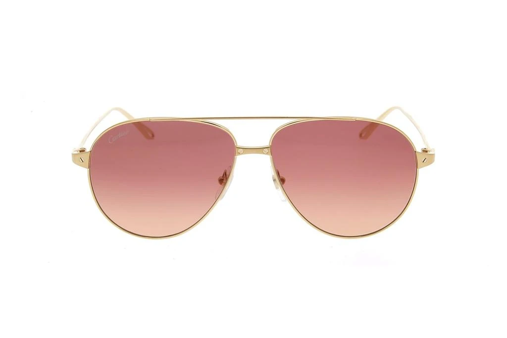 Cartier Cartier Aviator Frame Sunglasses 1