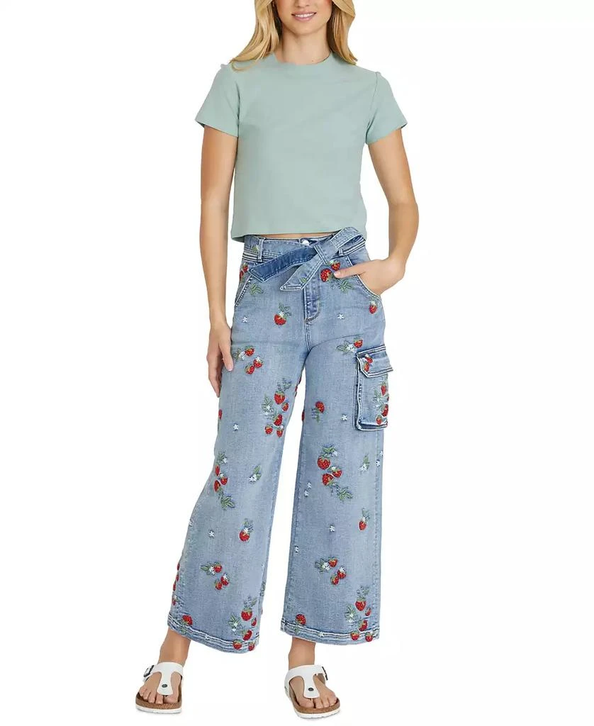 Driftwood Women's Olivia Belted Cargo Jeans X Strawberry Fields 1