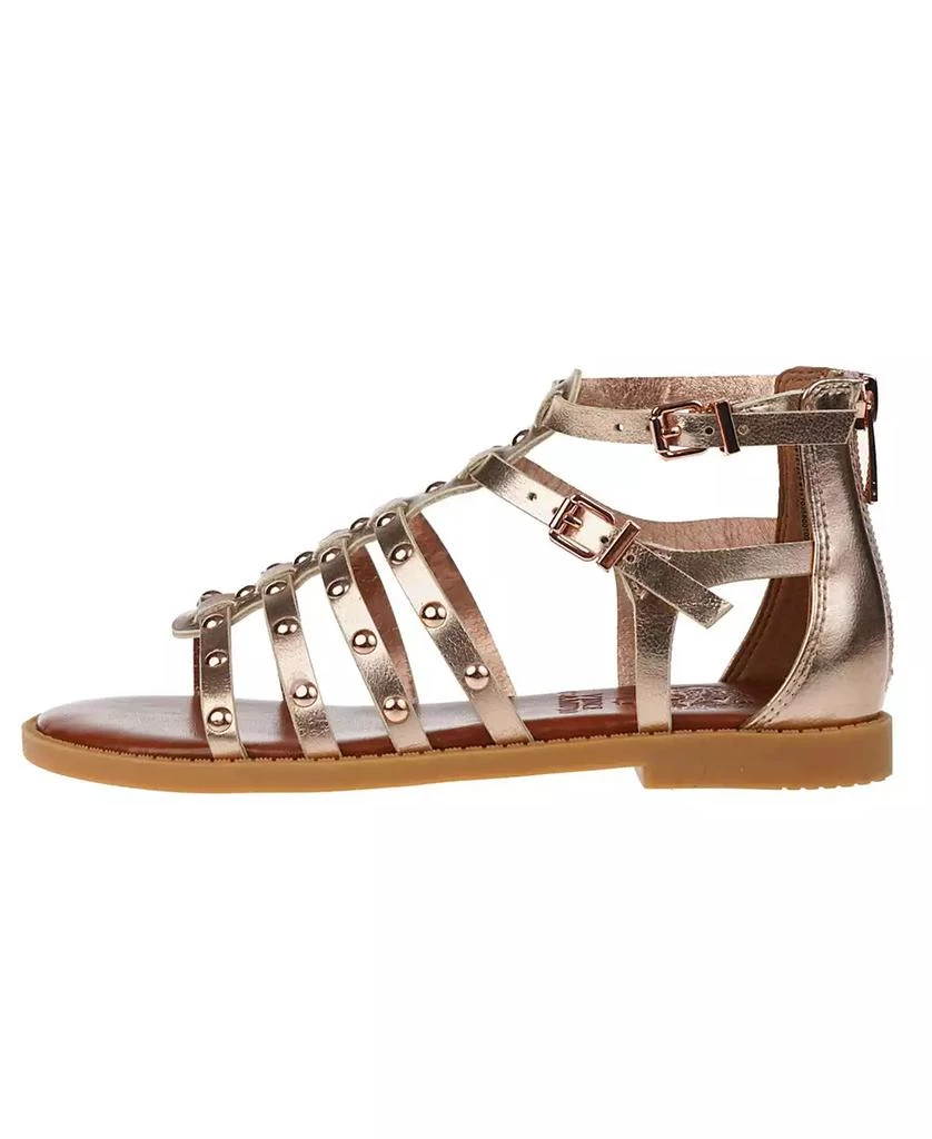 Vince Camuto Big Girl's Fashion Sandal Metallic PU Upper and Dome Stud Detail Polyurethane Sandals 3