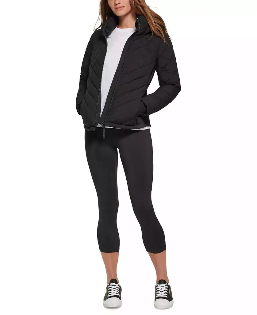 Calvin Klein Womens Side-Panel Hooded Packable Puffer Coat, Created for Macys 6