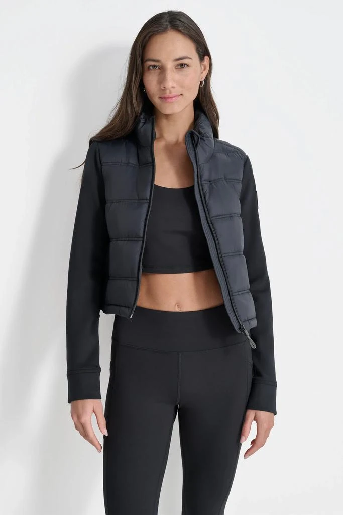 DKNY CROPPED SCUBA PUFFER 4