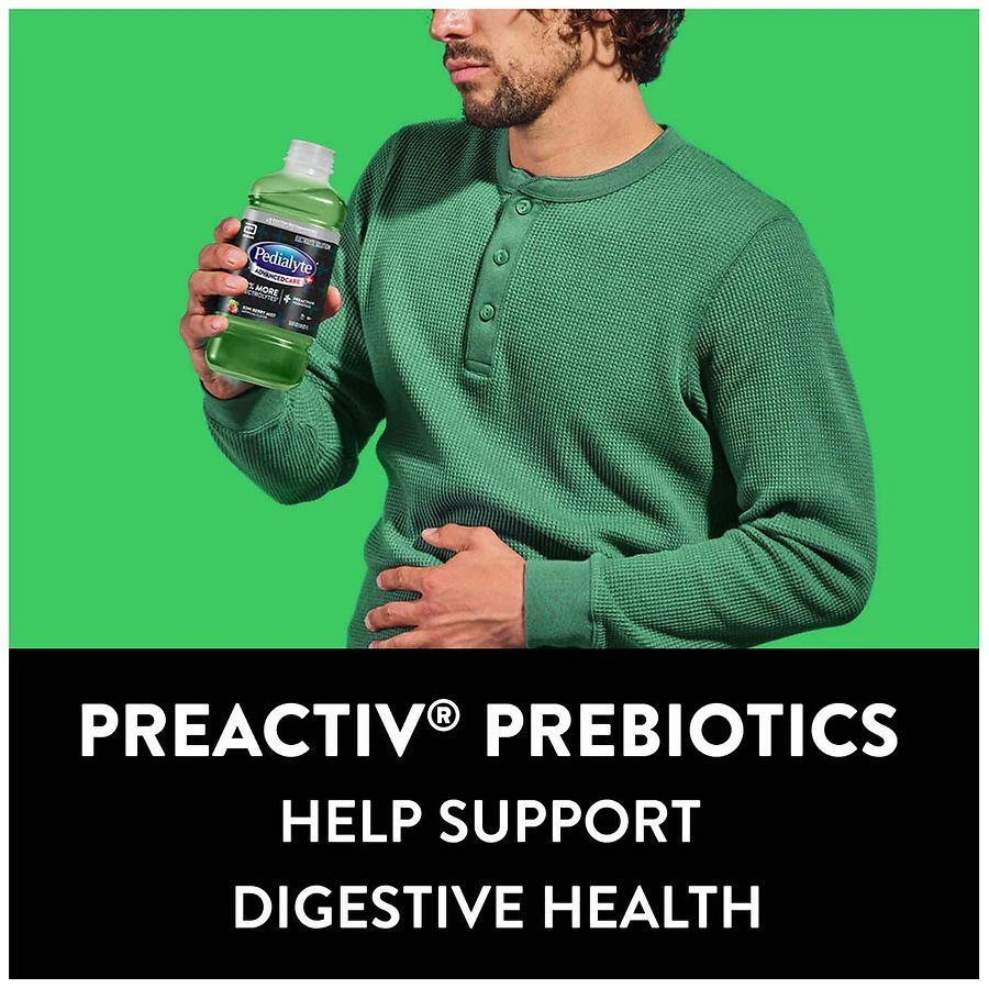 Pedialyte Electrolyte Solution Kiwi Berry Mist, Liter 7
