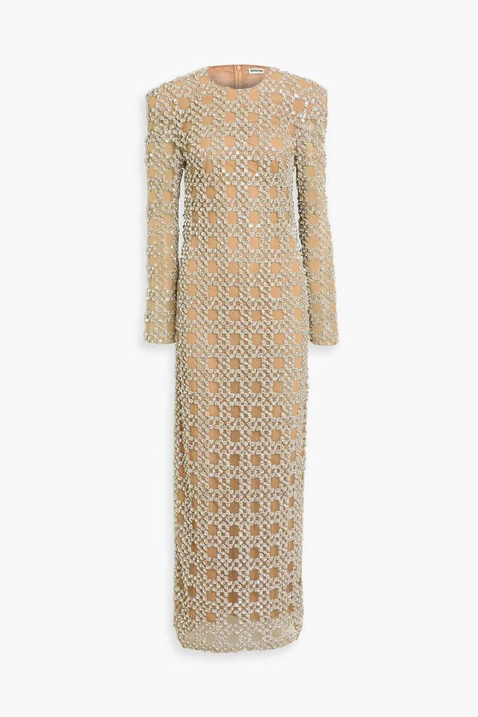 simkhai valletta strapless floral lace maxi dress Bellanca Strapless Maxi Dress