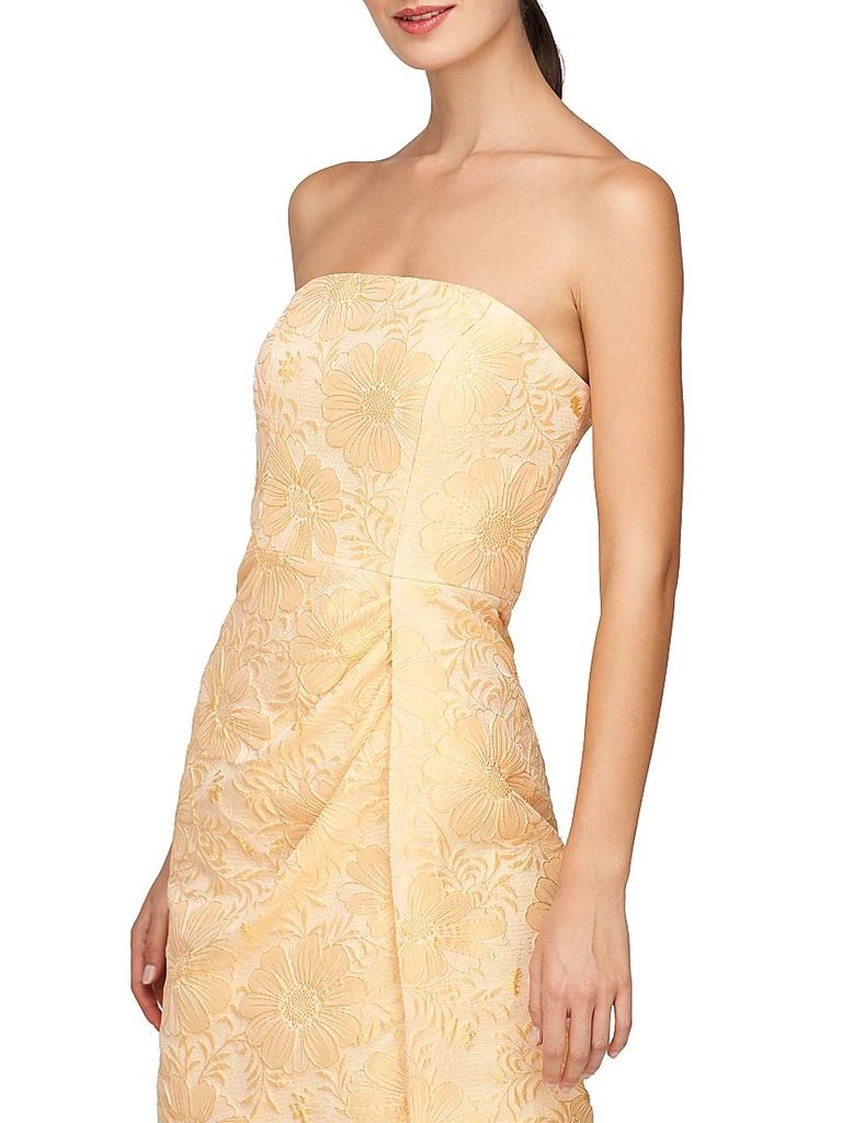 Kay Unger Lucy Jacquard Midi-Dress 7