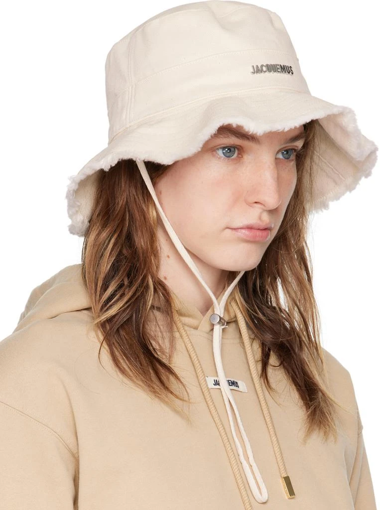 Jacquemus Off-White Les Classiques 'Le bob Artichaut' Bucket Hat 2