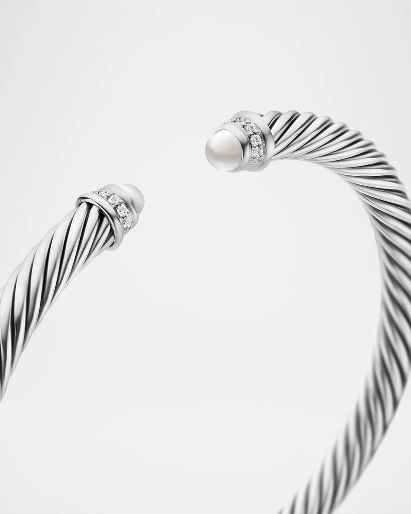 David Yurman Cable Bracelet with Gemstone and Diamonds in Silver 5