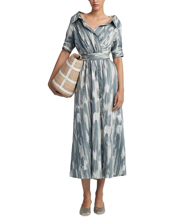 Altuzarra Lydia Printed Open Neck Midi Dress - Exclusive 1