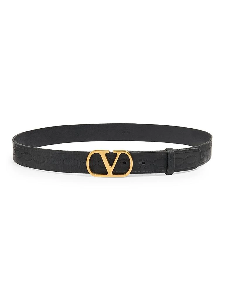 Valentino VLogo Signature Calfskin Belt 30MM 1
