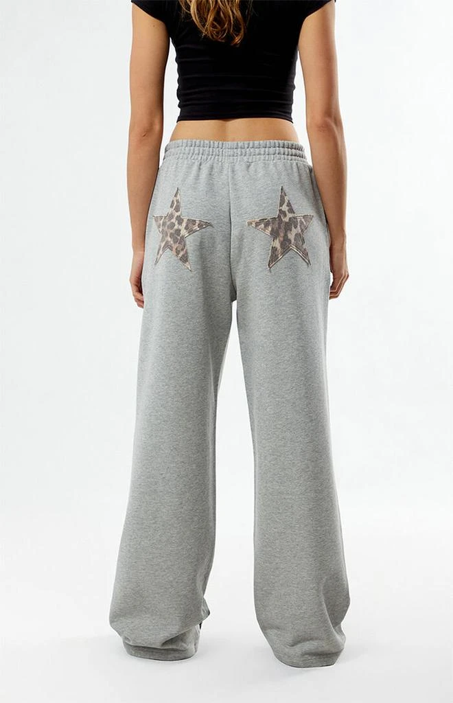 LA Hearts Leopard Star Baggy Sweatpants 4