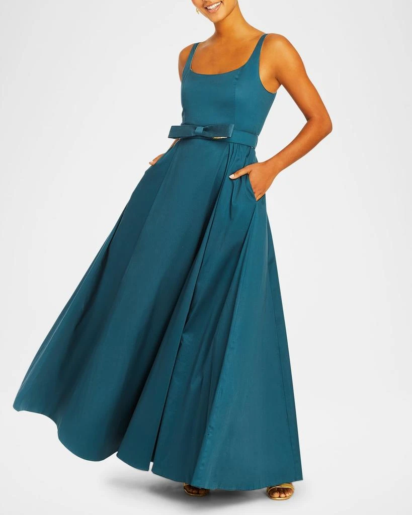 Mestiza New York Thalia Reversible Floral-Print Ombre Gown 2