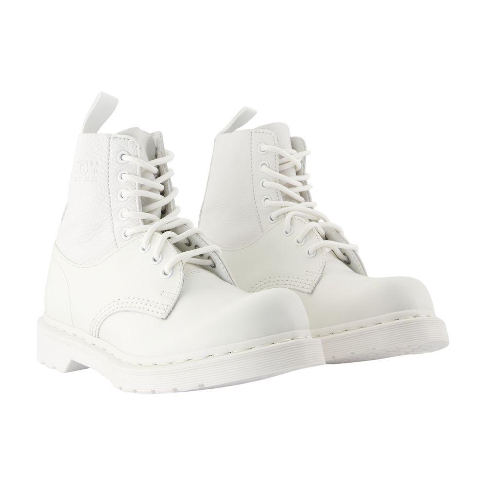 ショートブーツ・ブーティ 1460 8-Eye No Steel Toe Ankle Boots - MM6 Maison Margiela x MM6 MM6 Maison Margiela 1460 8-Eye No Steel Toe Ankle Boots