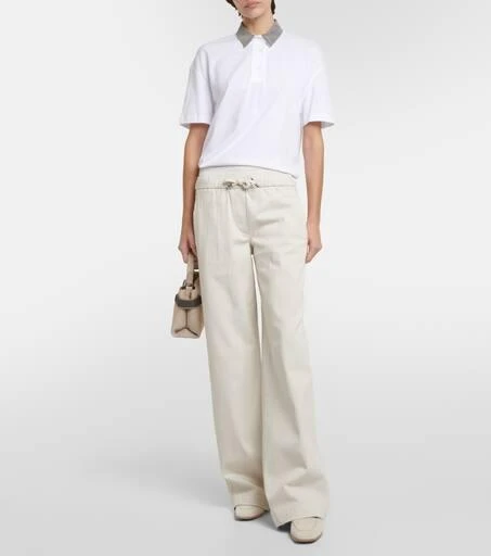 Brunello Cucinelli High-rise wide-leg jeans 2