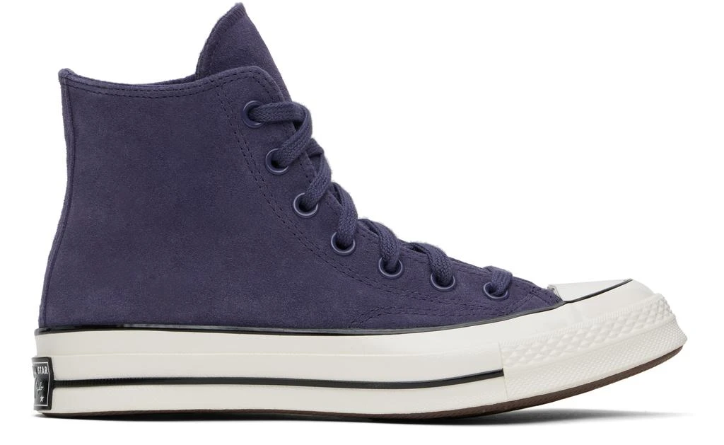 Converse Purple Chuck 70 Heritage Suede Sneakers 1