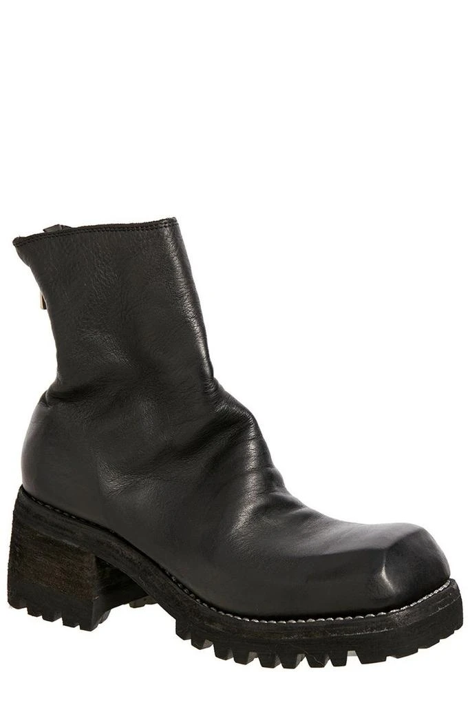 guidi Guidi Back Zip Squared-Toe Boots 3