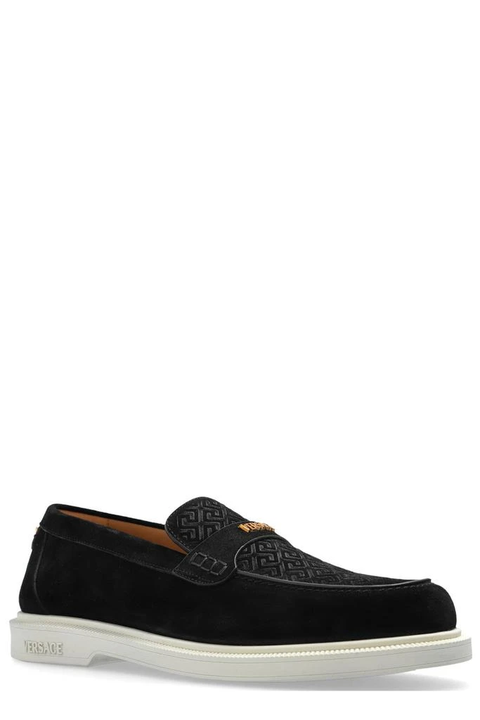 Versace Versace Round-Toe Slip-On Loafers 2