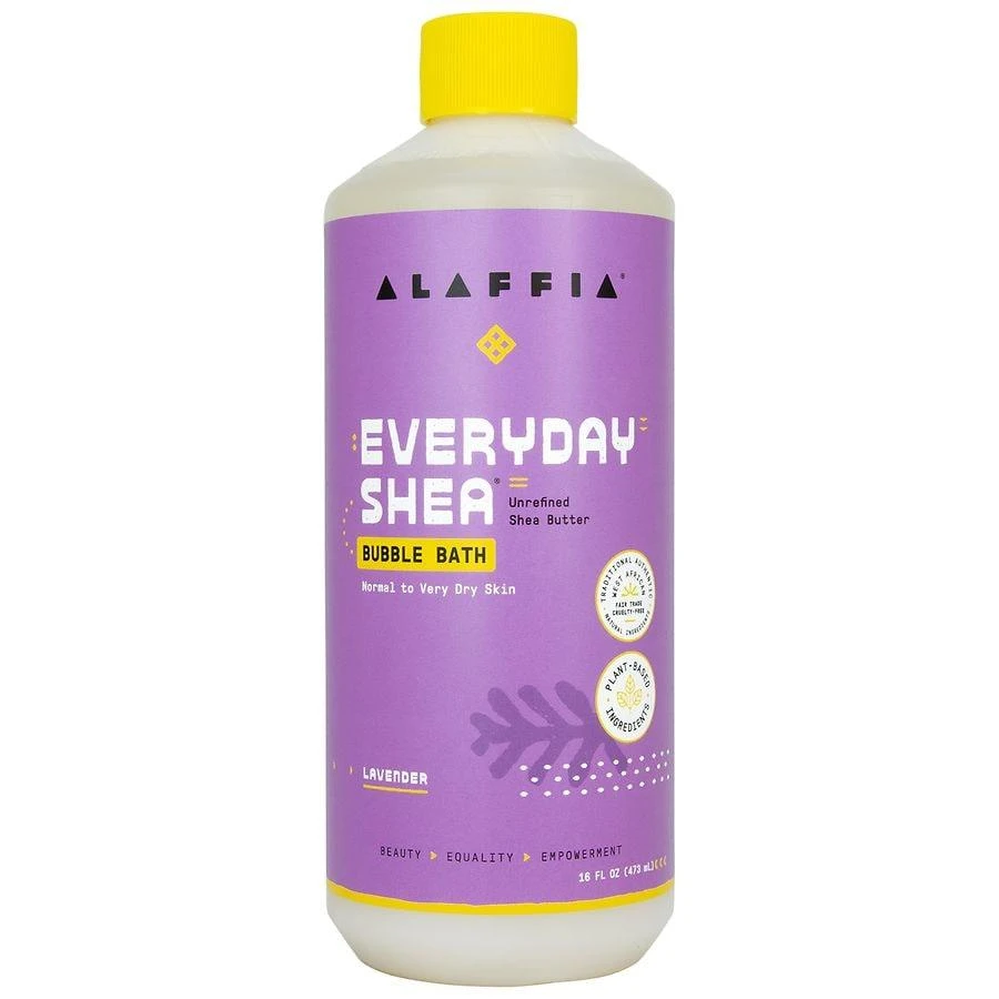Alaffia Everyday Shea Bubble Bath Lavender 1