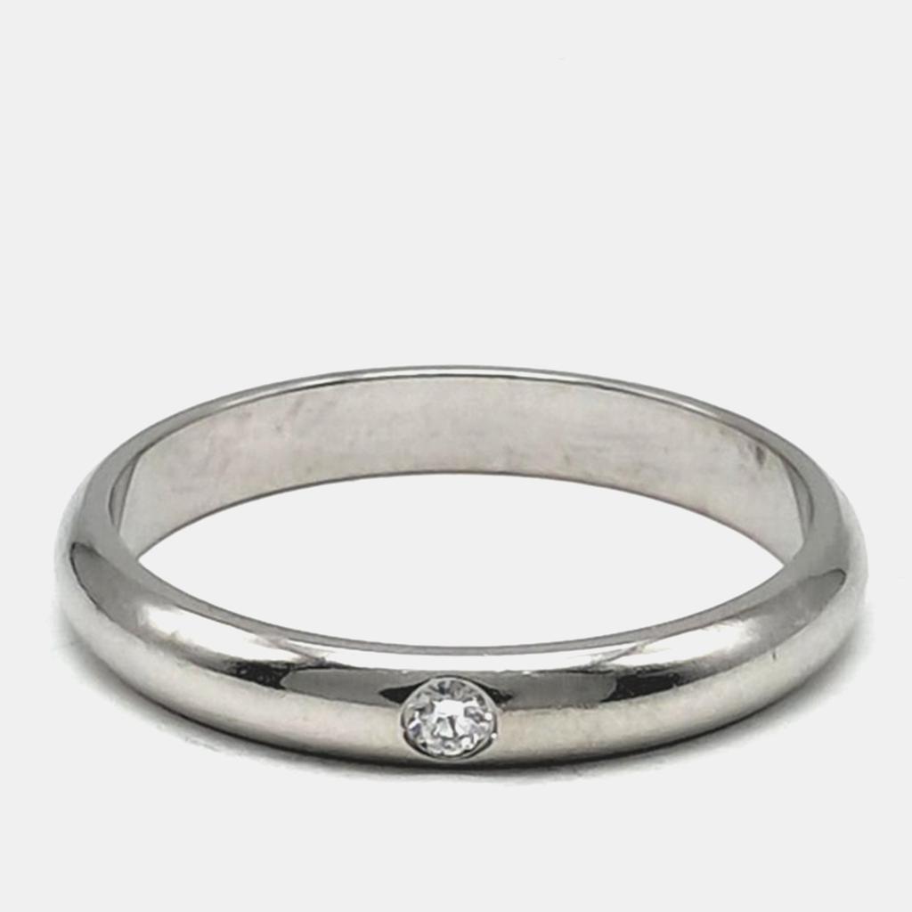 Cartier Cartier Platinum Diamond Ring Size 66