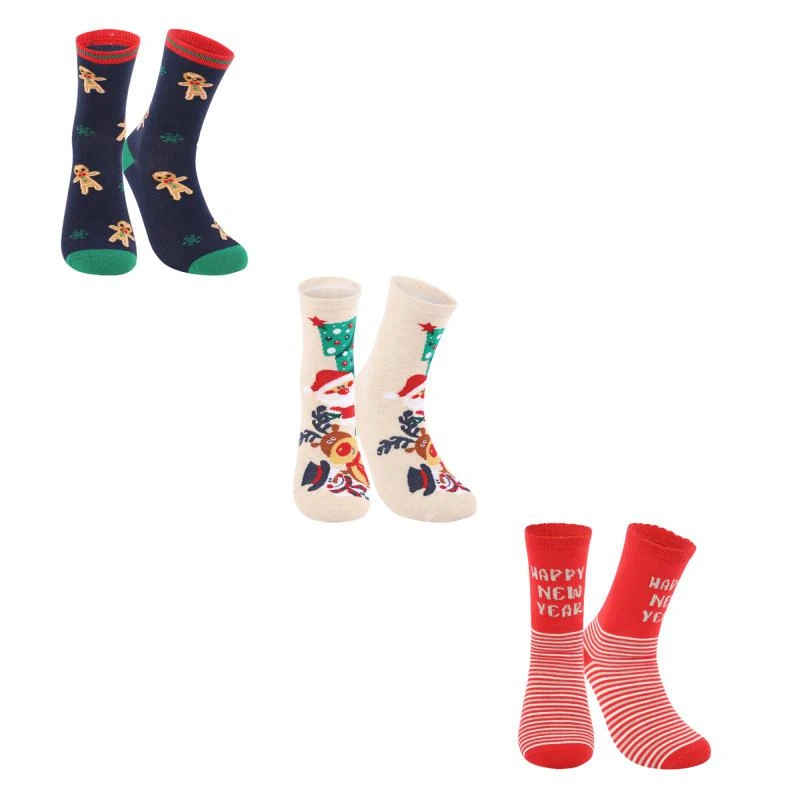 Katia & Bony New year socks pack of 3 in gift box 1
