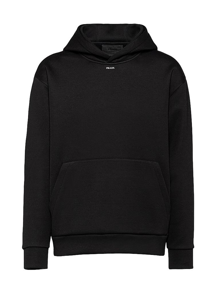 Prada Reversible Cotton Fleece and Re-Nylon Hoodie Jacket