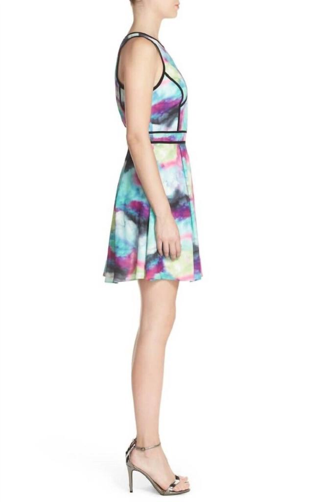 Adelyn Rae Adelyn Rae - Fit and Flare Sleeveless Mini Cocktail Dress