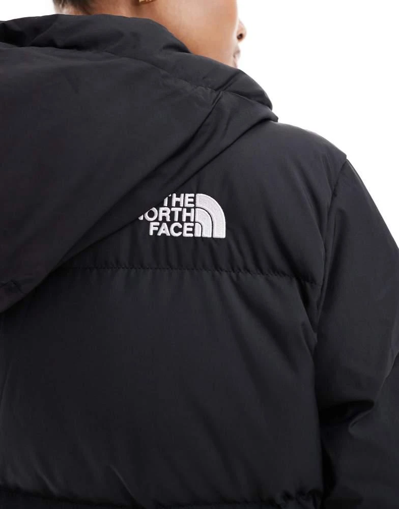 The North Face The North Face Triple C logo puffer parka jacket in black 4