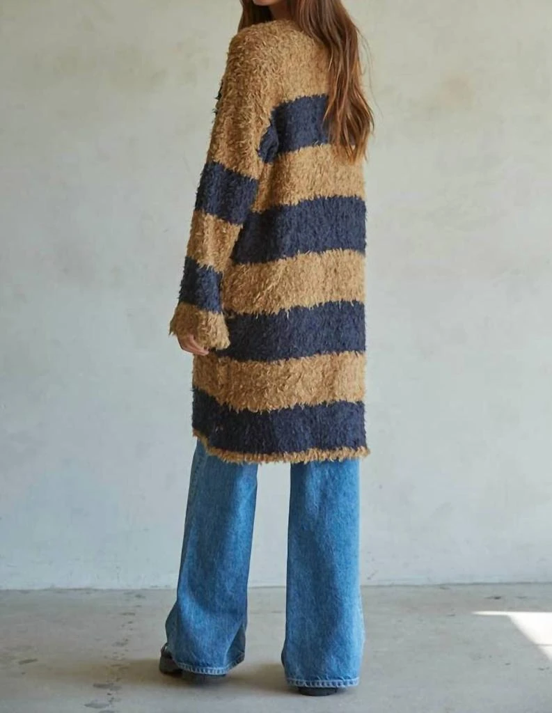 By Together By Together - Long Strip Cardi Sweater 2