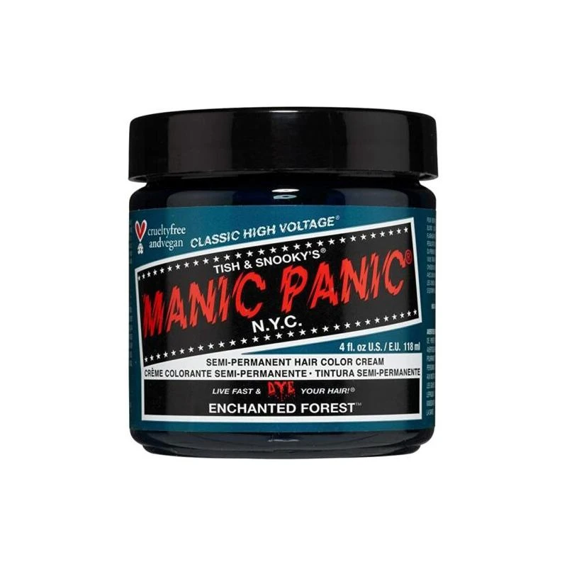 Manic Panic Manic Panic - High Voltage Semi-Permanent Hair Colour Cream - Enchanted Forest (118ml) 1