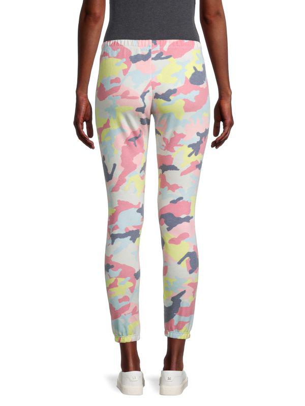 Wildfox Camouflage Cotton-Blend Pants
