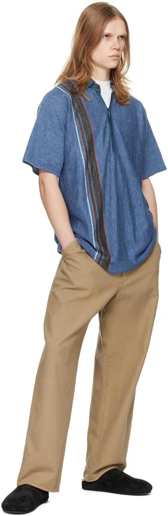 The Row Tan Marlon Trousers 4
