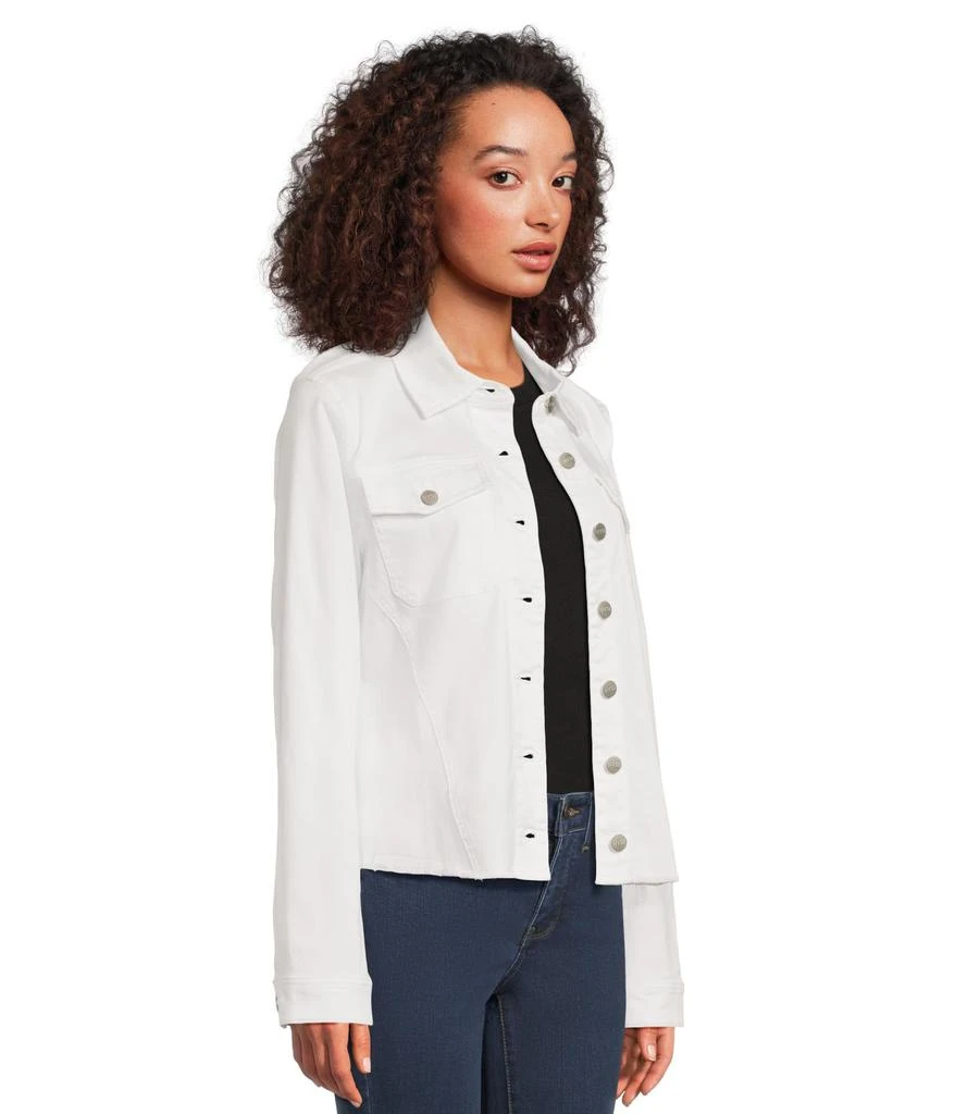 NYDJ Frayed Hem Denim Jacket 2