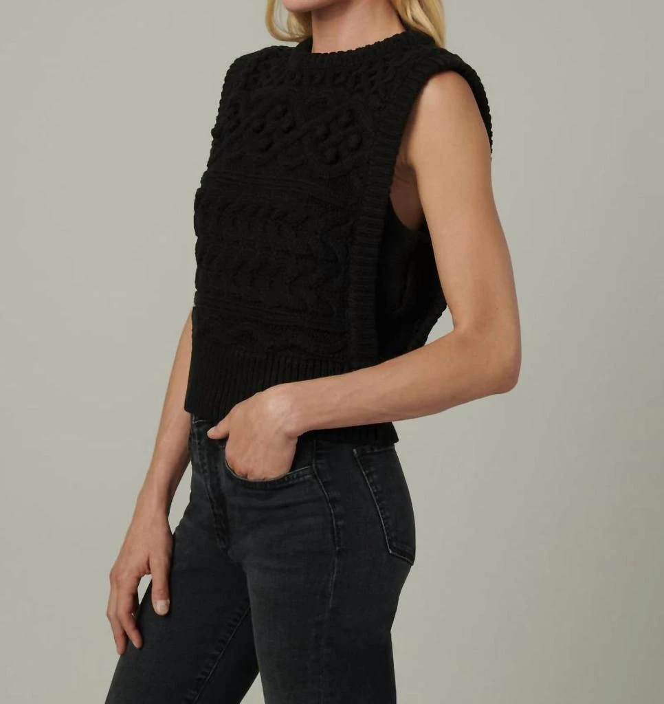 Joe's Jeans Clara Sweater Vest In Black 2