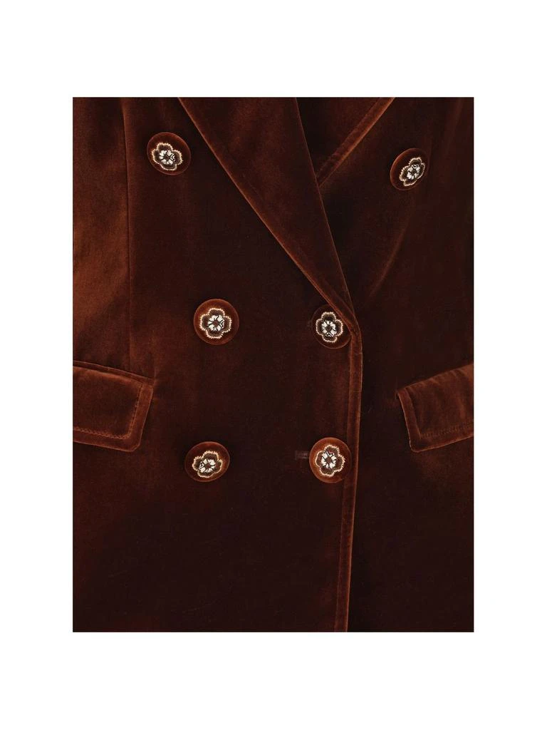 ETRO Etro Double-Breasted Long-Sleeved Blazer 4