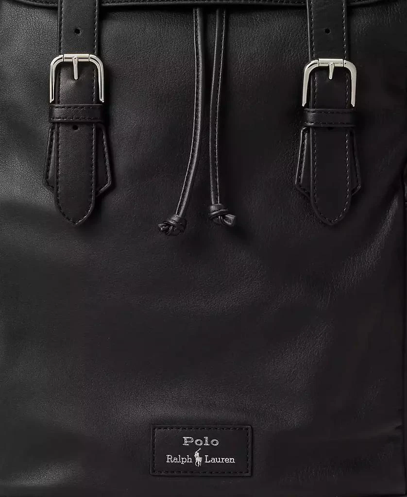 Ralph Lauren Men's Smooth Leather Backpack 4