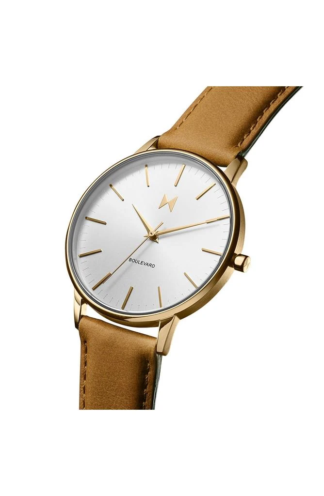 Shop Boulevard Quartz Leather Strap Watch, 38mm on Sale at  display picture 3