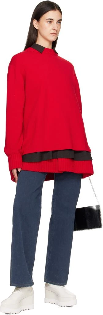 Stella McCartney Black Falabella Pochette Brushed Velvet Bag 4