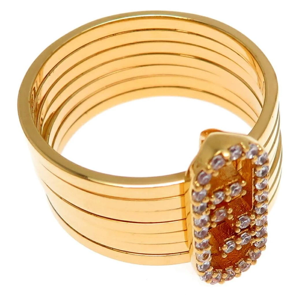 Fendi gold Plating Band Ring (Pre-Owned) 2